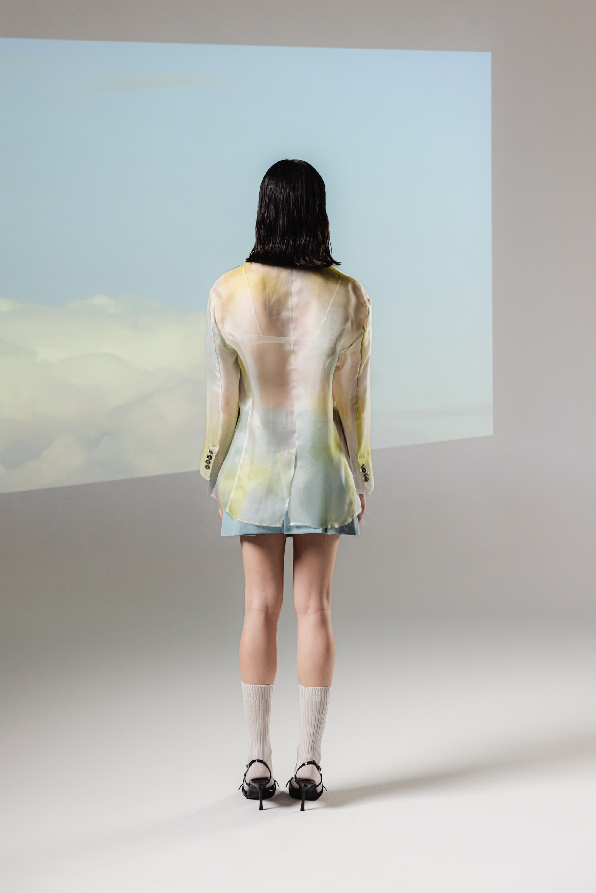 GISELLA _ FADE PRINT BLAZER