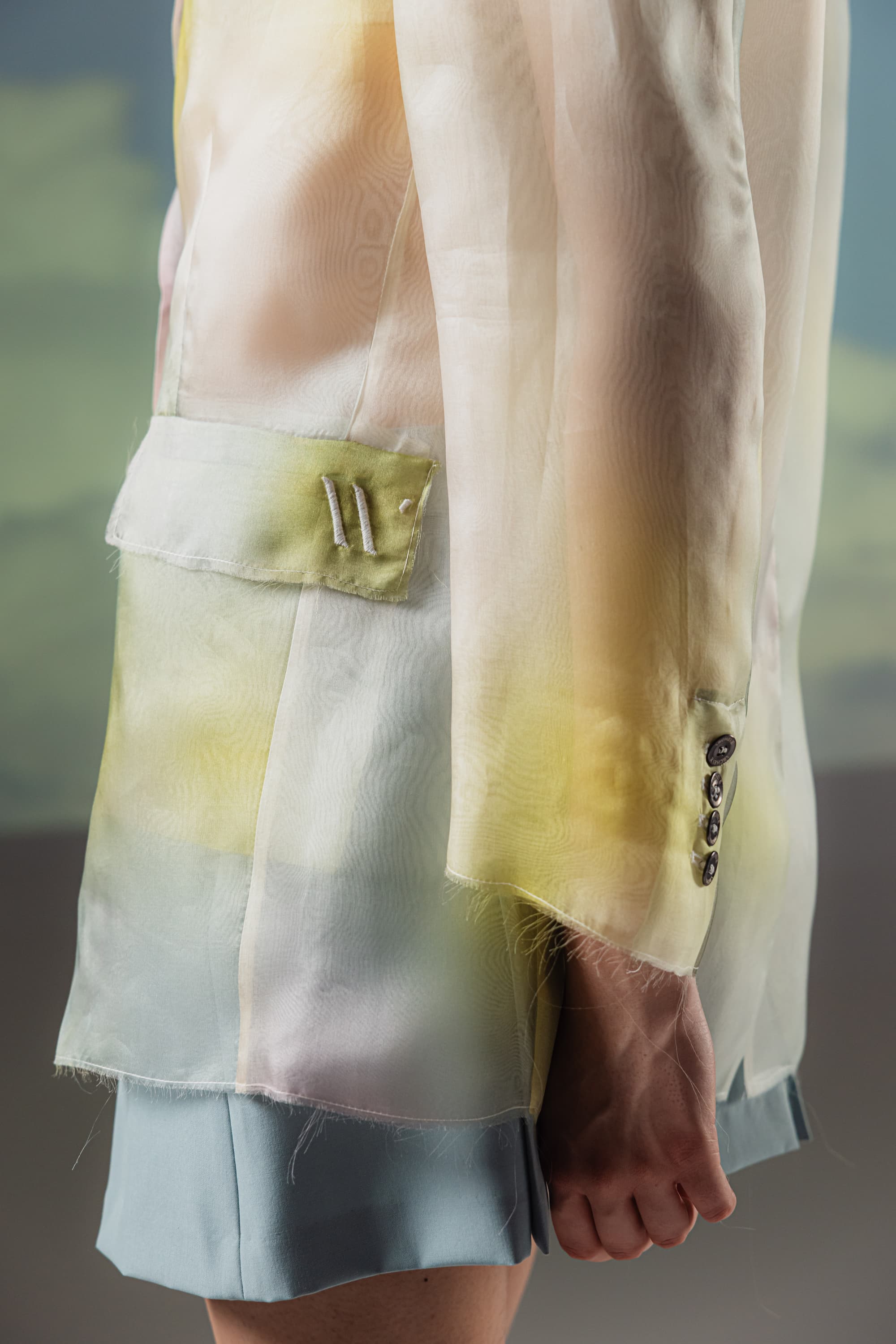 GISELLA _ FADE PRINT BLAZER