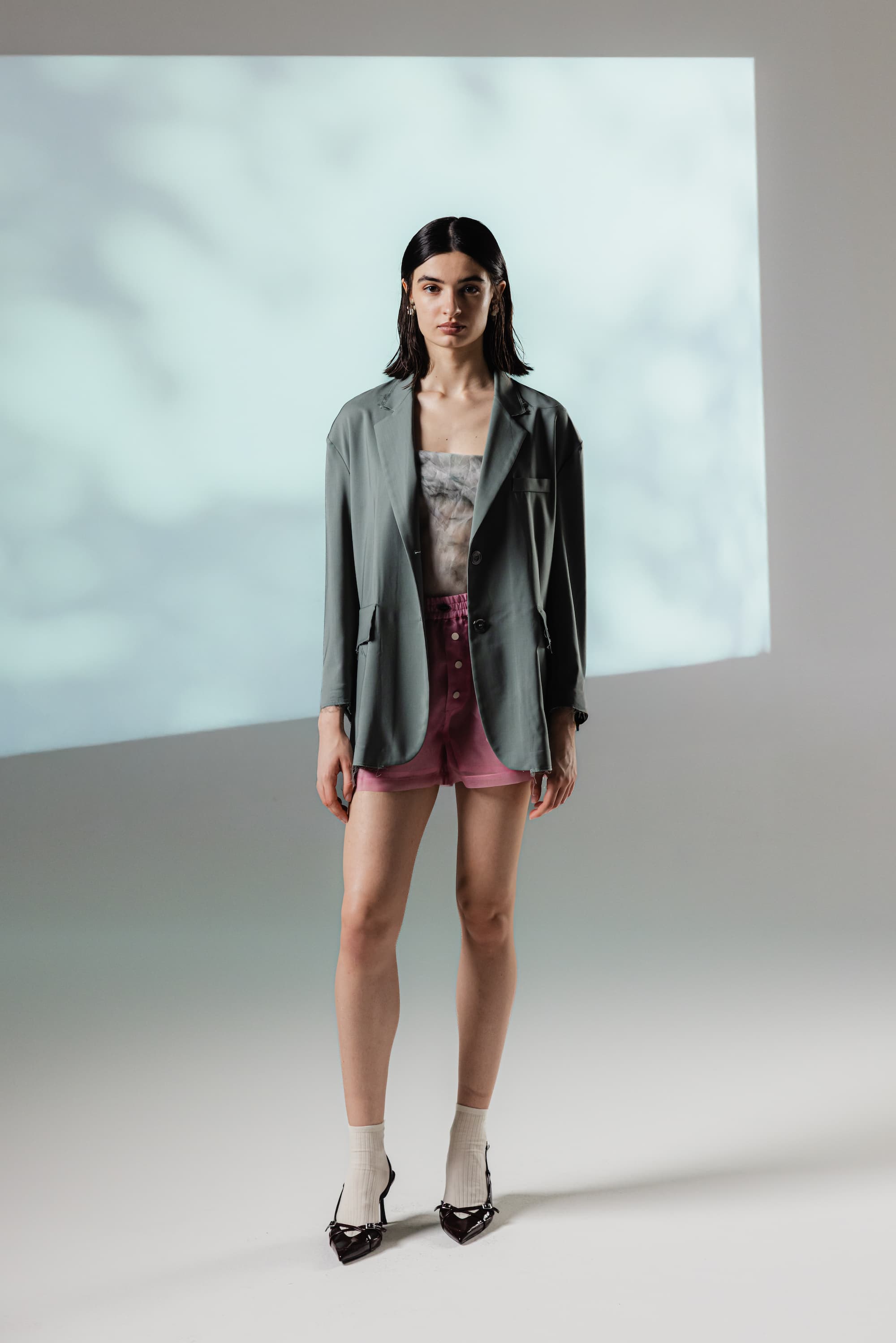 GISELLA _ SAGE GREEN BLAZER