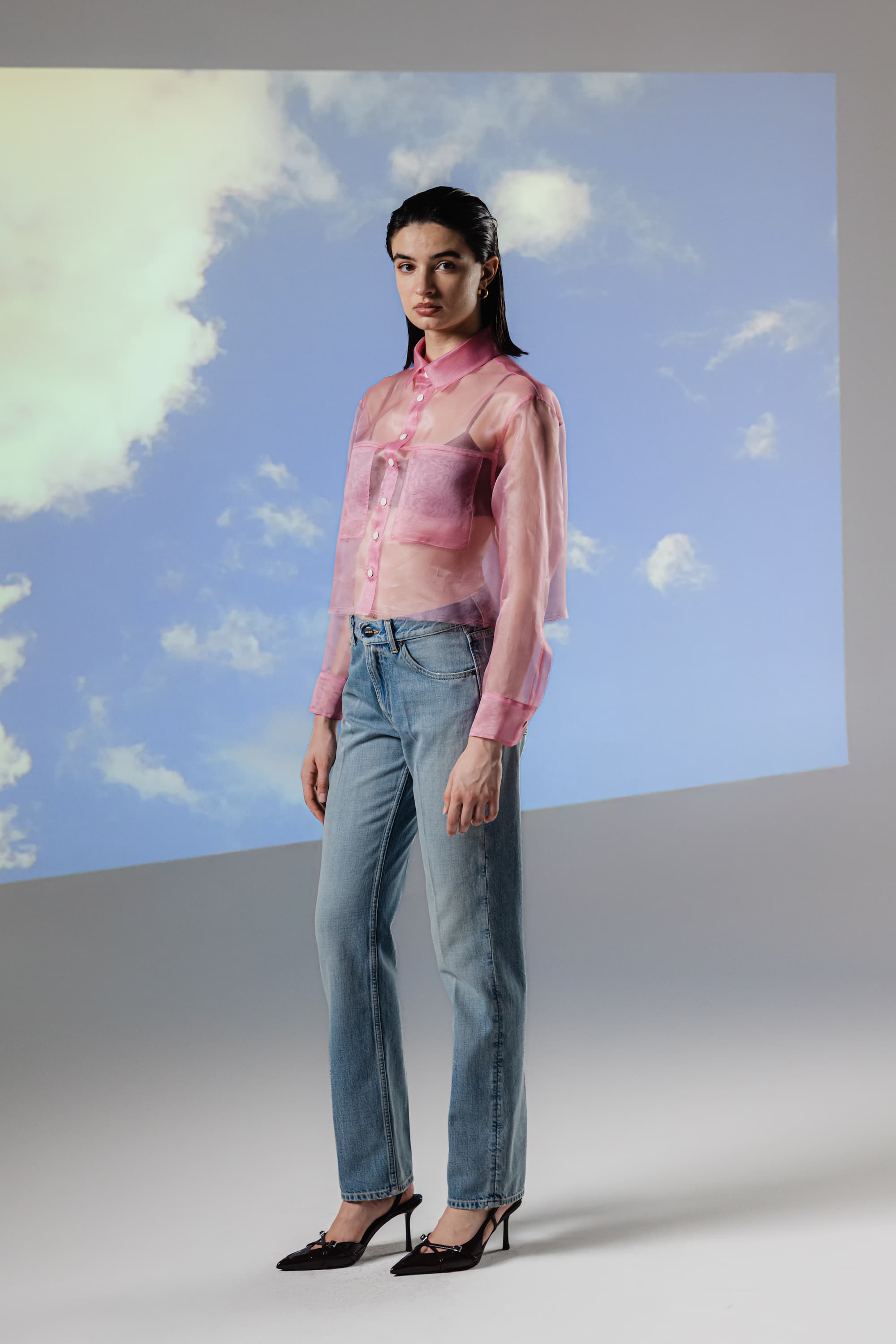 TIFFANY _ STRAIGHT FIT FIVE POCKET DENIM