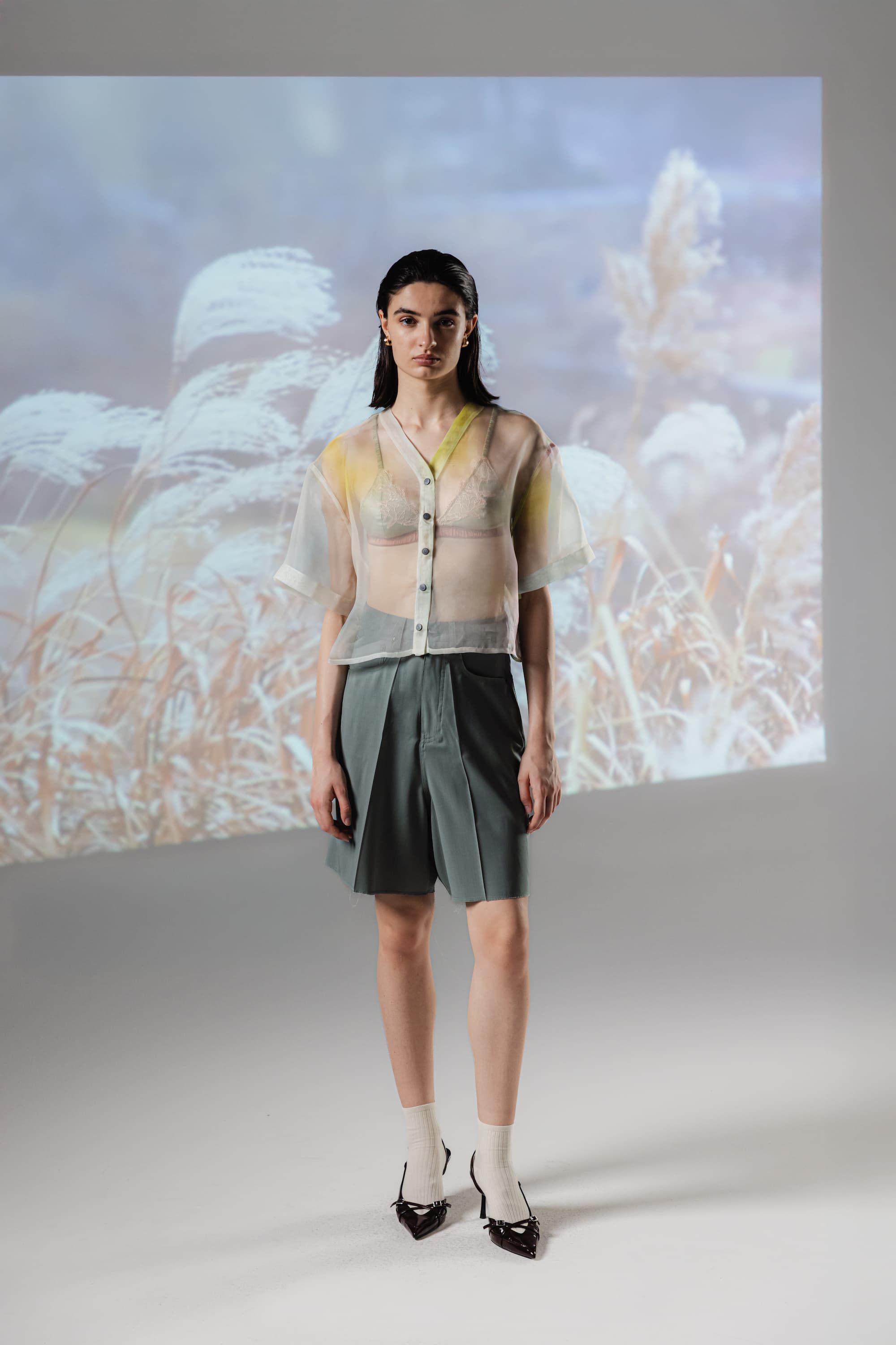 TANIA _ WOOL BERMUDA SHORTS