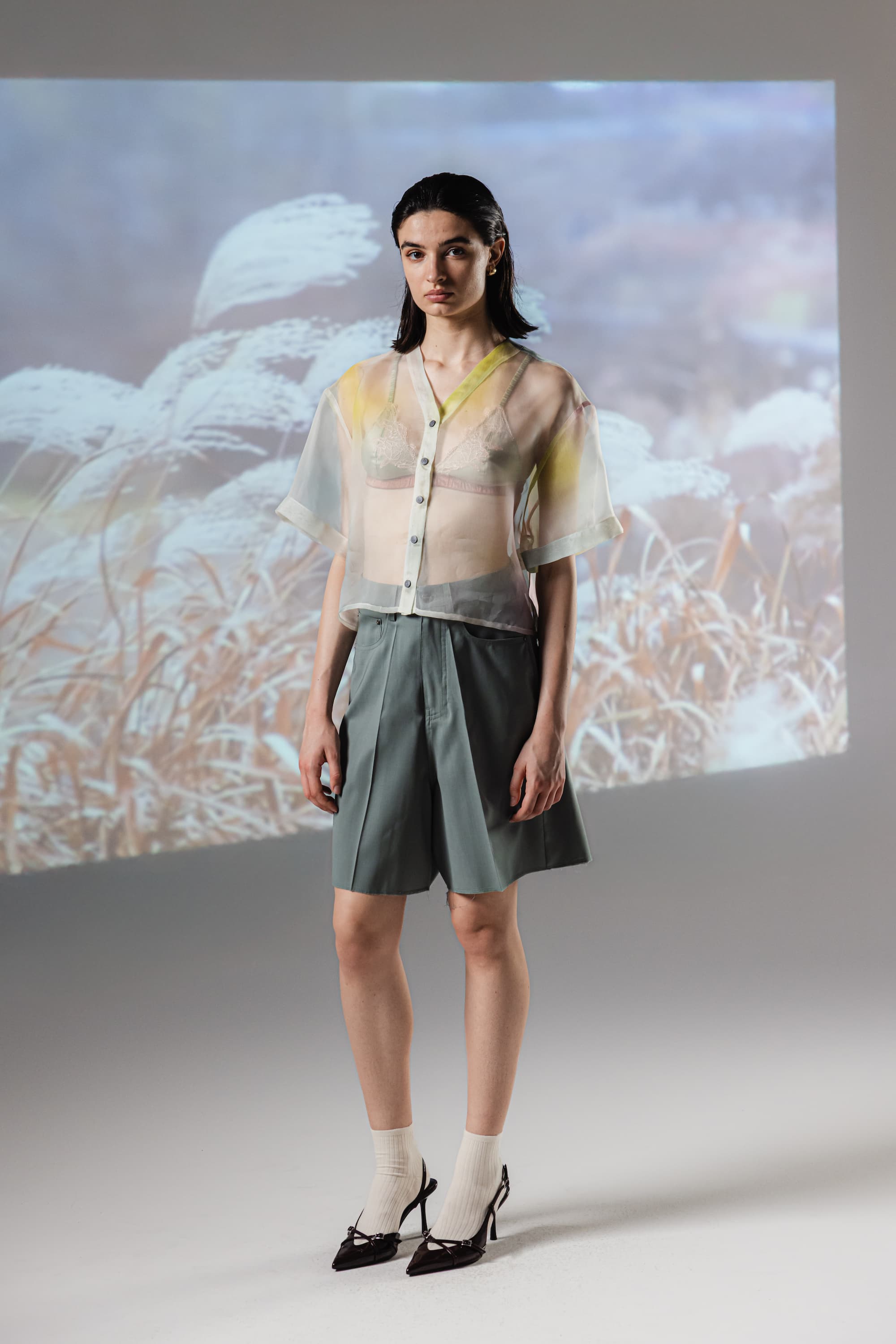 TANIA _ WOOL BERMUDA SHORTS